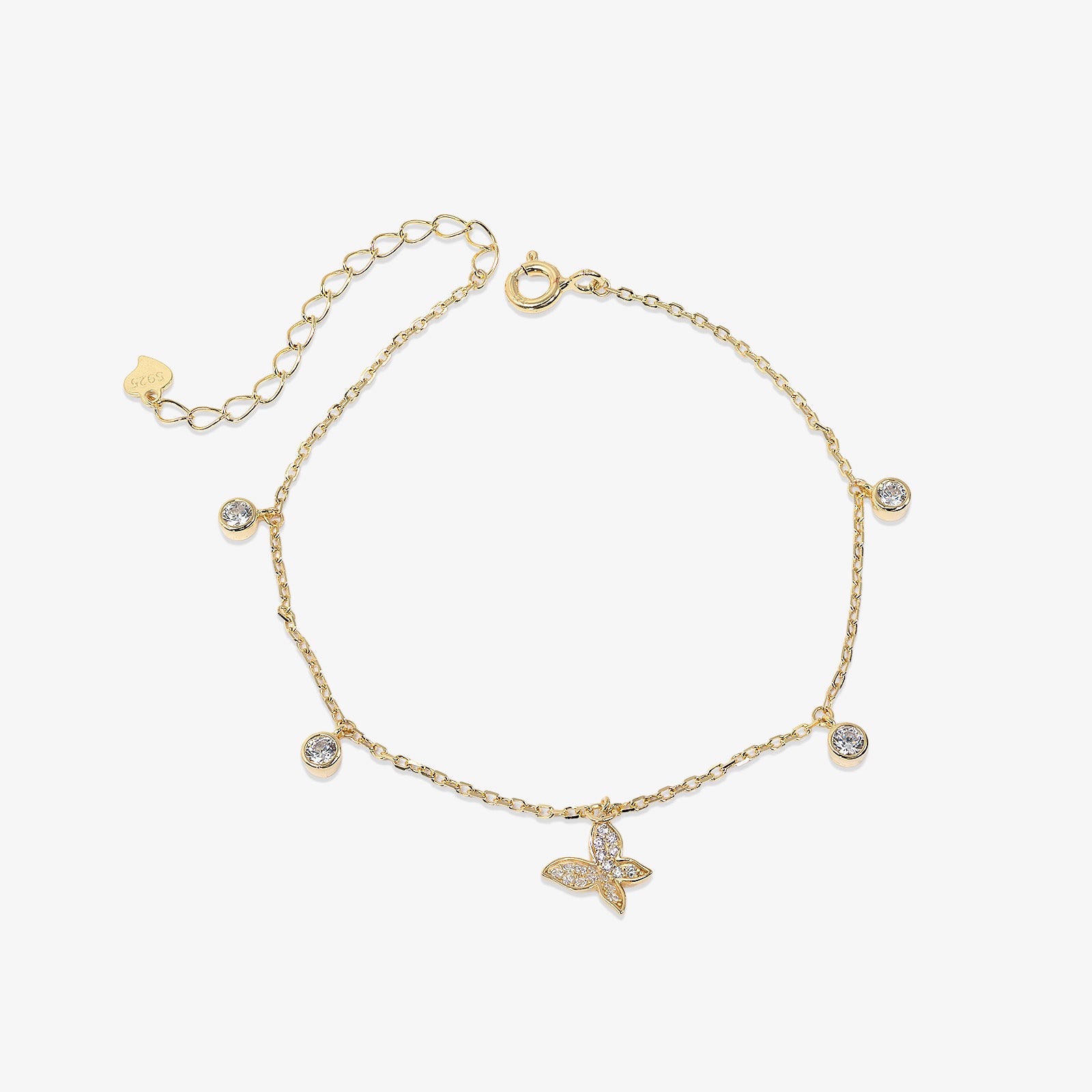 Butterfly Chain Bracelet