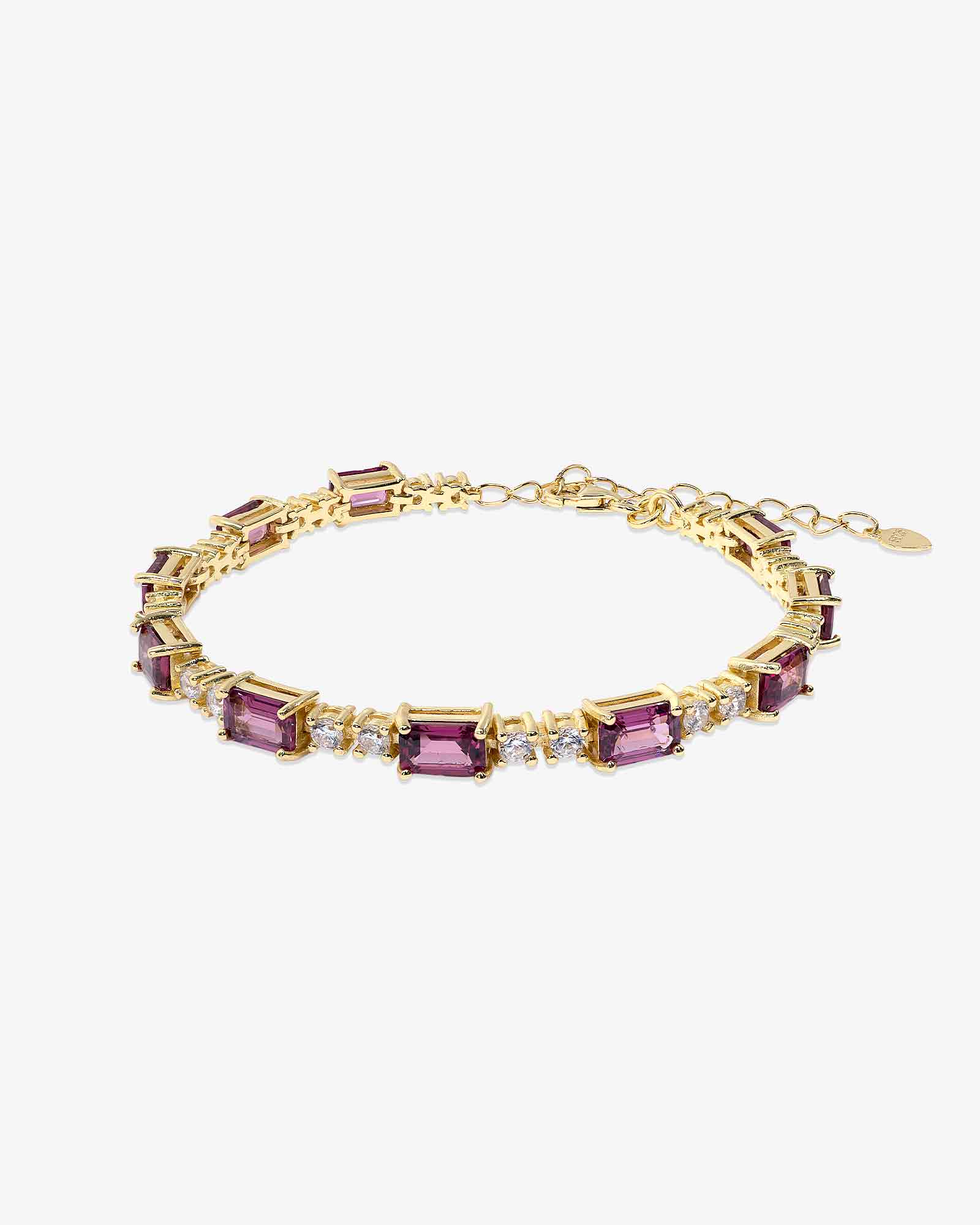 Chapter Rhodolite Garnet Station Bracelet
