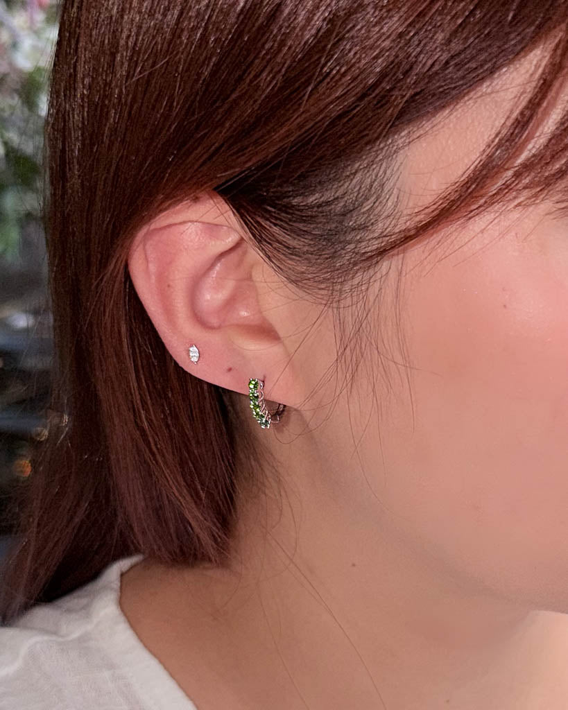 Popcorn Chrome Diopside Huggies