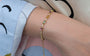 Mini Tourmaline Station Bracelet