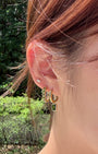 Two-way Chrome Diopside Hoops