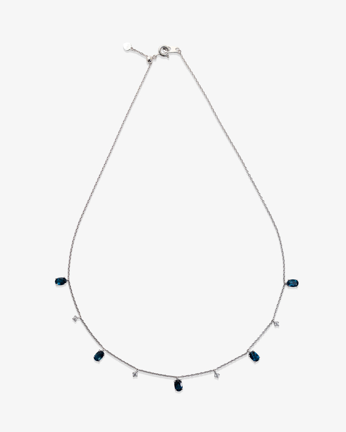 London Blue Topaz Sliding Necklace