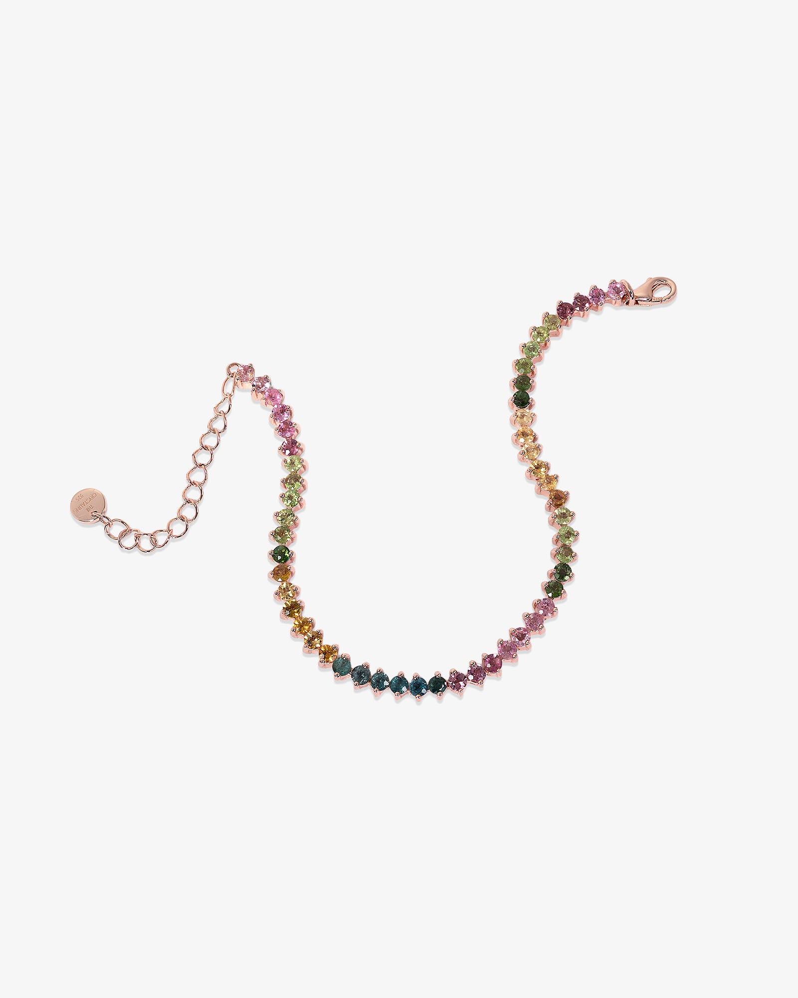 Mini Candy Tourmaline Tennis Bracelet