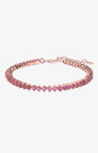 Mini Pink Tourmaline Tennis Bracelet