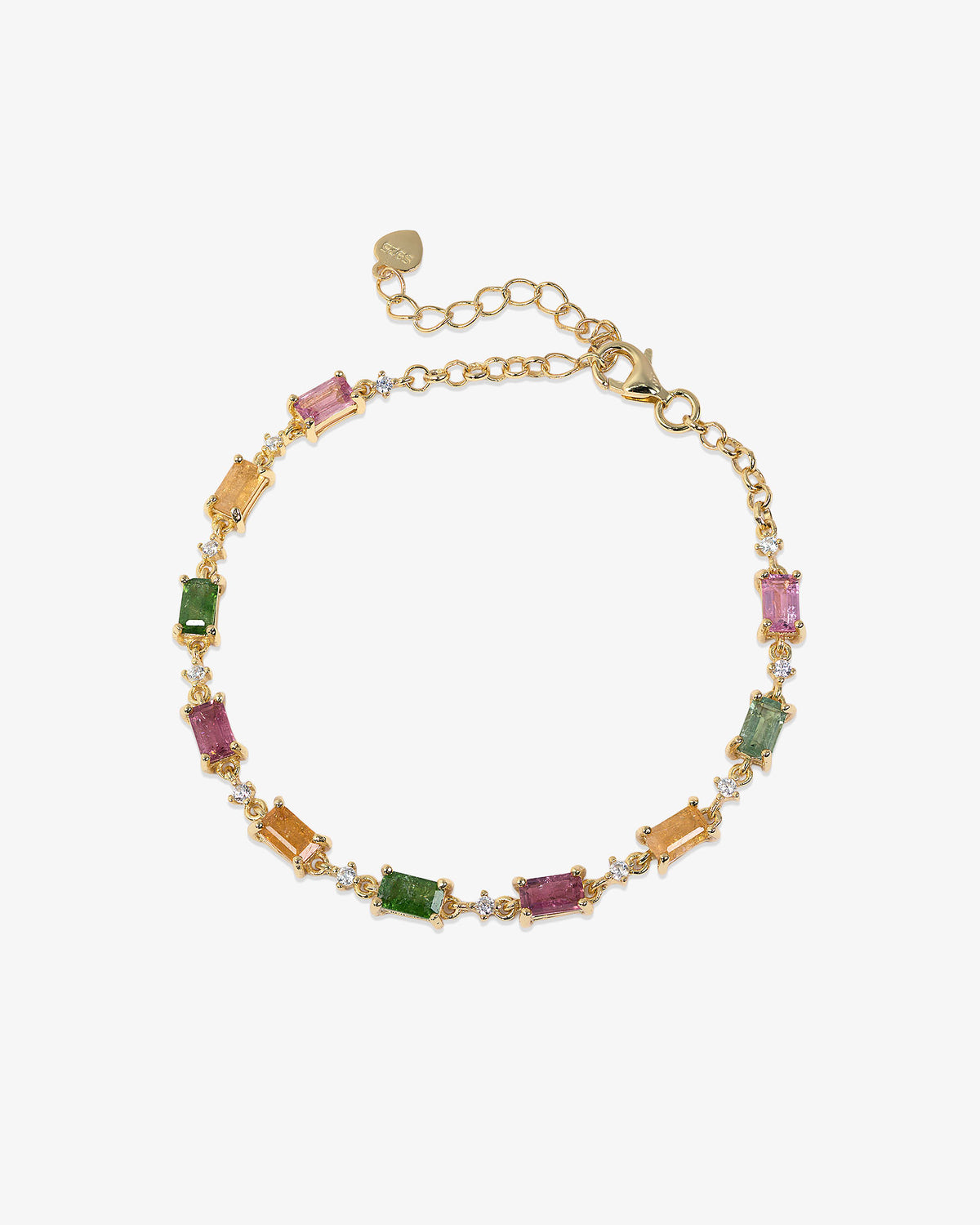Mini Tourmaline Station Bracelet