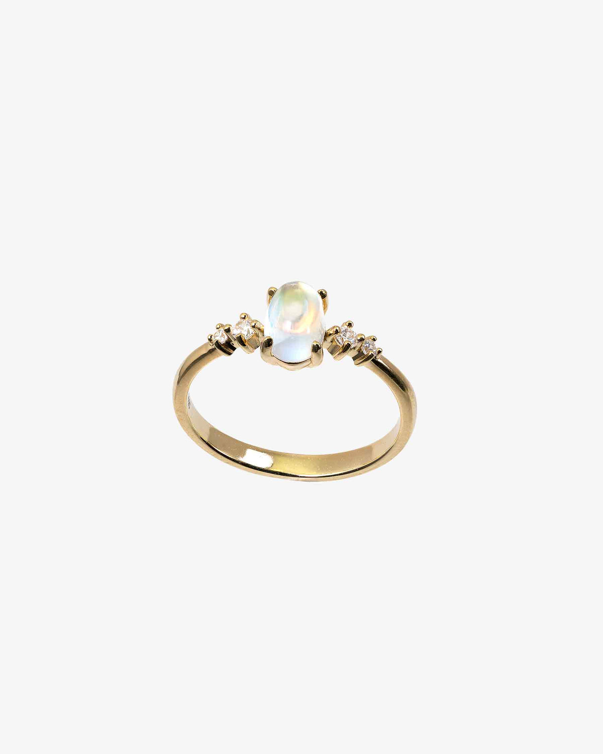 Sugar Moonstone Oval Ring