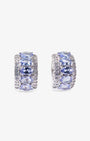 Timeless Tanzanite Huggie Hoops