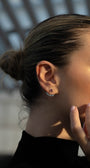 Pink Tourmaline Smile Earrings