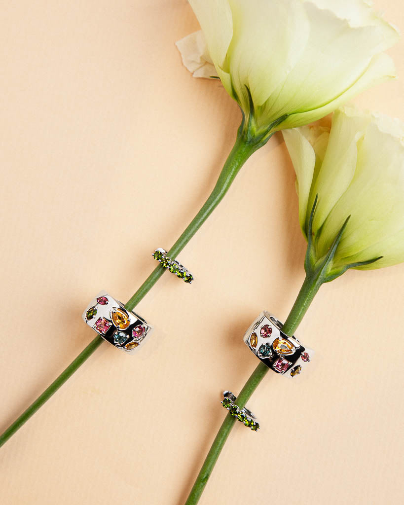 Popcorn Chrome Diopside Huggies